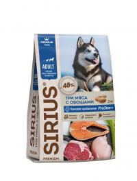 C���� ���� SIRIUS Adult Turkey, beef, salmon, ��� ������������ ����������� ������� ����� � ���������� �����������
