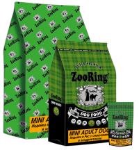 Сухой корм ZOORING MINI ADULT DOG ИНДЕЙКА И РИС С ГЛЮКОЗАМИНОМ И ХОНДРОИТИНОМ, для взрослых активных собак мелких и средних пород, специально разработанный лучшими диетологами и ветеринарами
