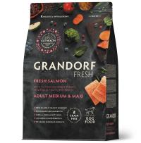 ����� ���� ��� ����� ������� � ������� ����� GRANDORF Fresh Dog Adult MED&MAXI Salmon&Sweet Potato ������ ���� ������ � �������