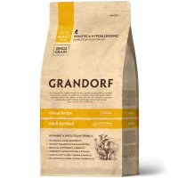 ���� GRANDORF CAT LIVING PROBIOTICS 4 MEAT & BROWN RICE STERILISED, ��� �������������� ����� � ��������������� ����� ������������� � ������ ������������ 4 ���� ���� � ���������� ���