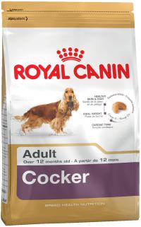 Сухой корм ROYAL CANIN Cocker adult, для взрослых собак породы кокер-спаниель в возрасте от 12 месяцев